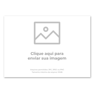 Placa decorativa personalizada de mdf - Horizontal