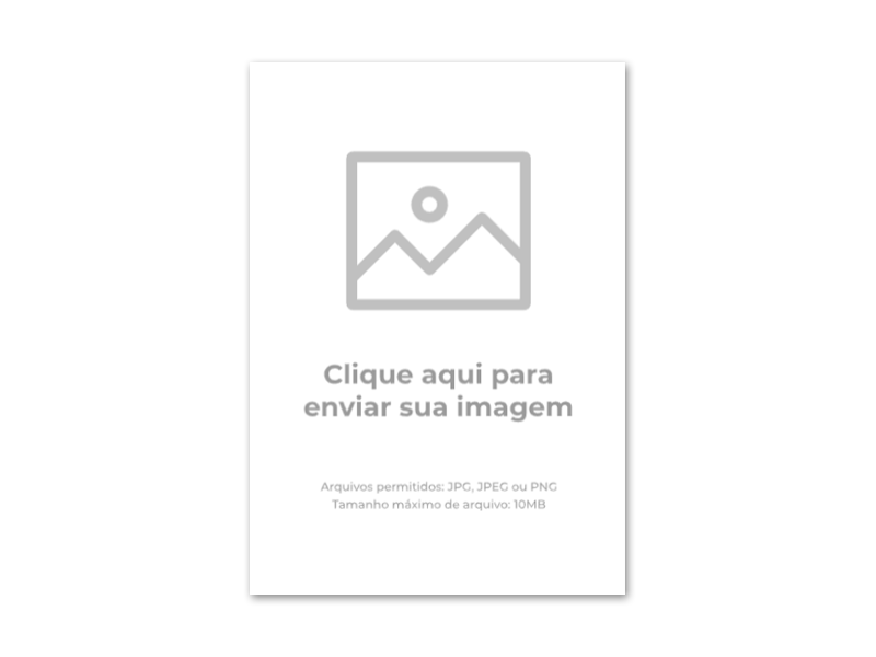 Placa decorativa personalizada de mdf - vertical