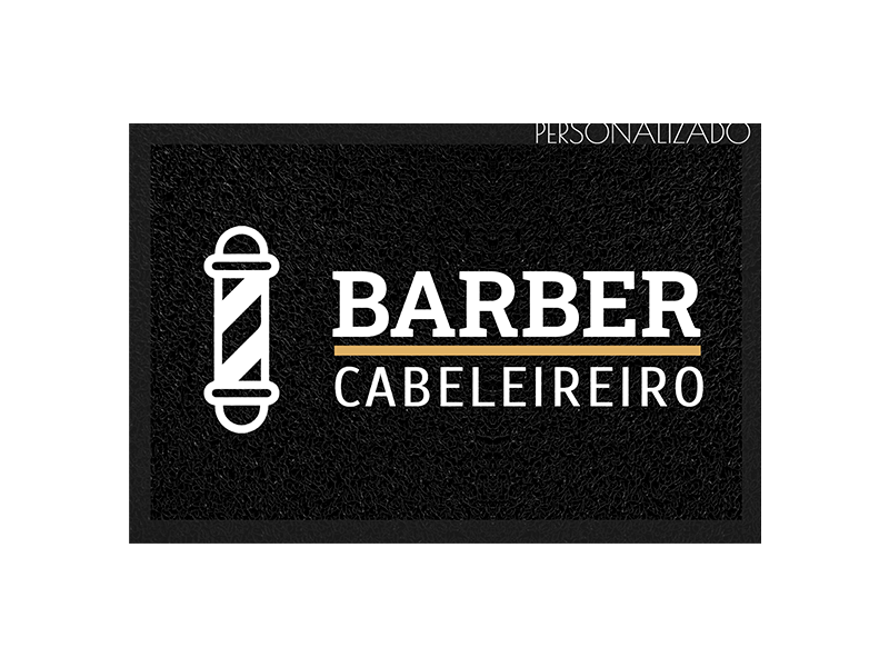 Tapete personalizado Barberaria  e Cabeleireiro