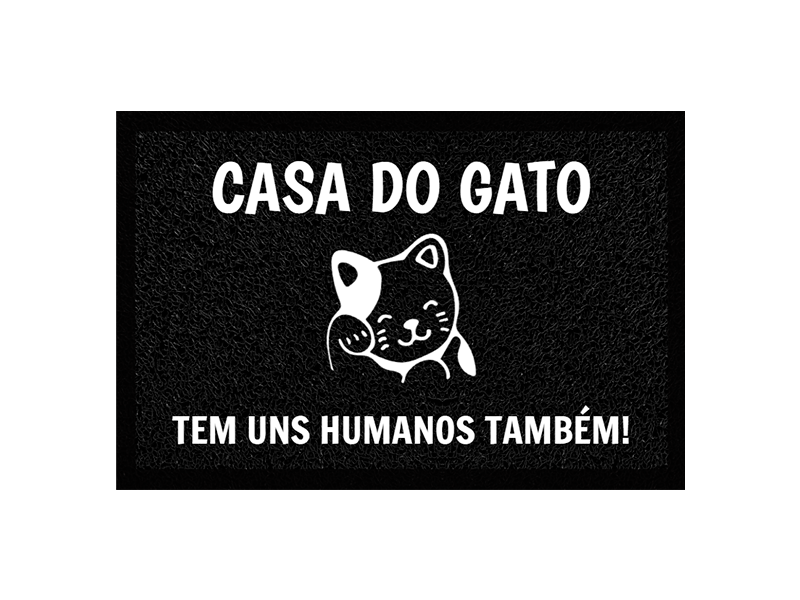 Tapete personalizado Casa do gato - TP03