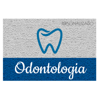 Tapete personalizado consultório odontologico