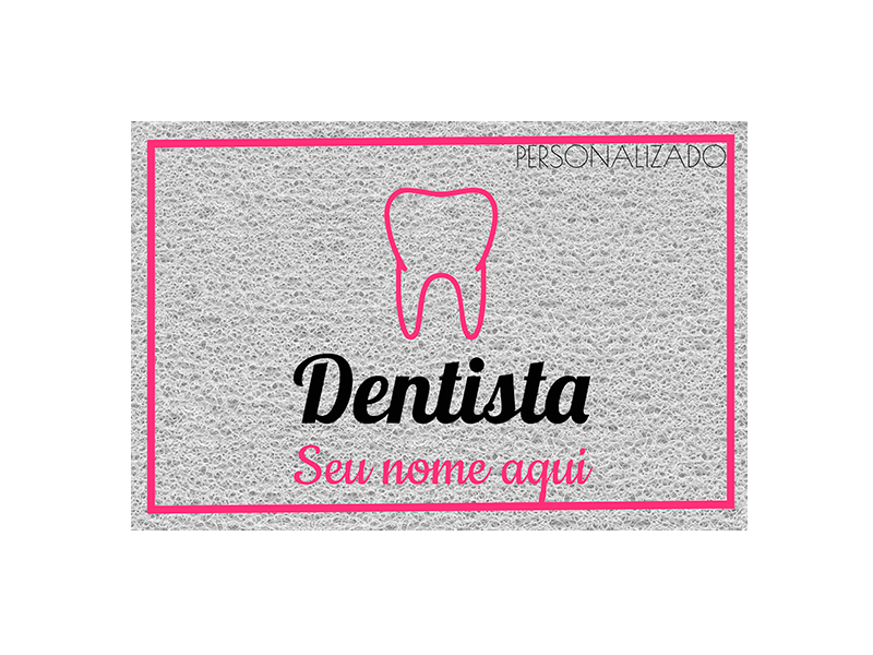 Tapete personalizado dentista