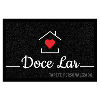 Tapete personalizado Doce Lar