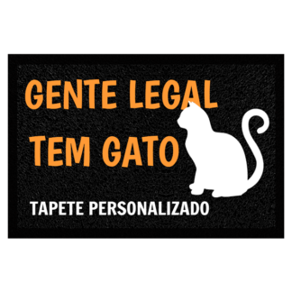 Tapete personalizado gente legal tem gato