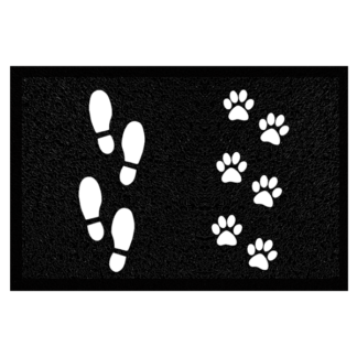 Tapete personalizado pegadas PET