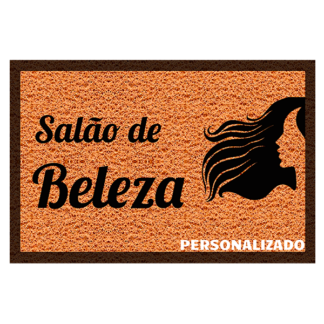 Tapete personalizado salao de cabelo