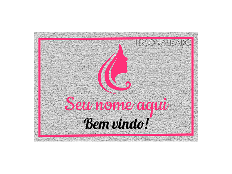 Tapete personalizado salao de cabelo