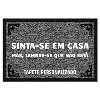 Tapete personalizado Sinta-se em casa